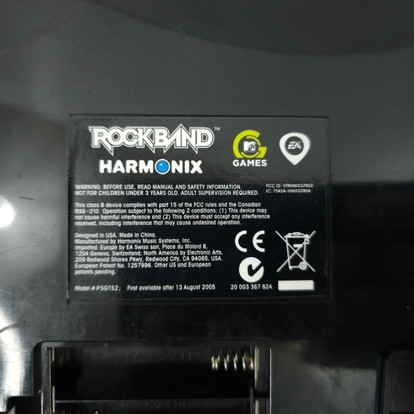 Harmonix Fender Stratocaster PSGTS2 Guitar Controller Rock Band TESTED NO DONGLE - Picture 3 of 16